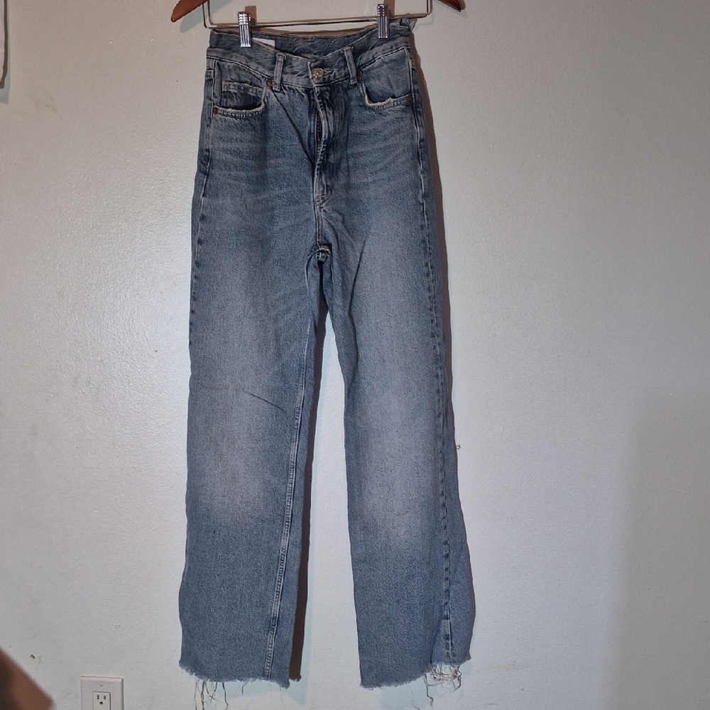 Zara Light Blue Denim Jeans